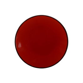 Avet Plato Postre Reactive Red Stoneware (6 Unidades) 20.5 cm